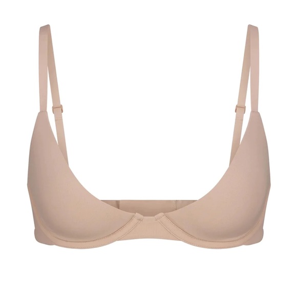 SKIMS Fits Everybody Scoop Plunge Bra Mica 30D - Picture 6 of 6